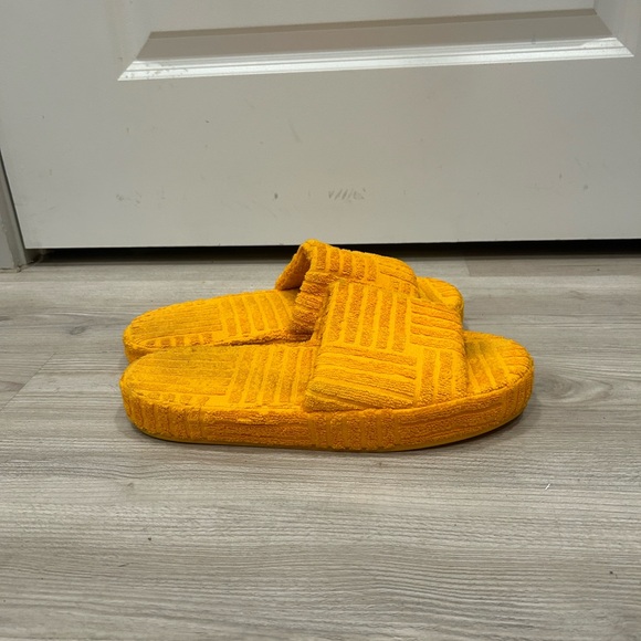 BOTTEGA VENETA Restort Orange Slides 10 11 44 - Picture 5 of 10